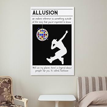 Amazon.com: GRXYUNS Allusion Art Poster English Classroom